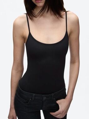 Tank Air Studio Bodysuit in Black NWT